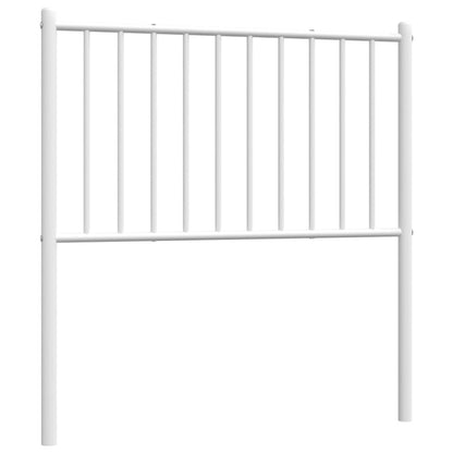 Hoofdbord Metaal Wit 80 Cm