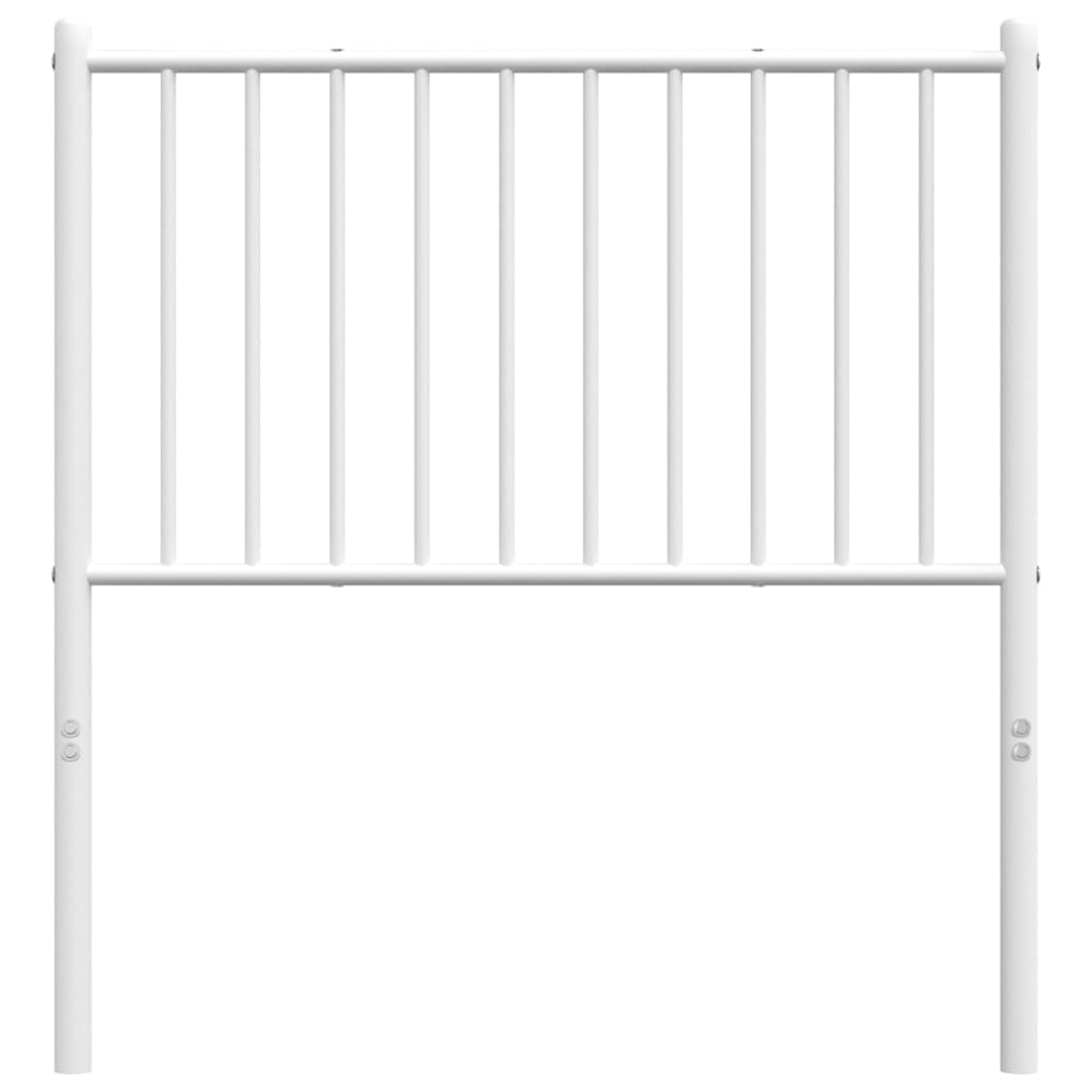 Hoofdbord Metaal Wit 80 Cm