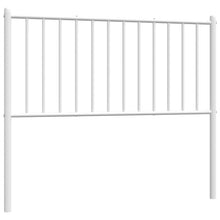 Hoofdbord Metaal Wit 100 Cm