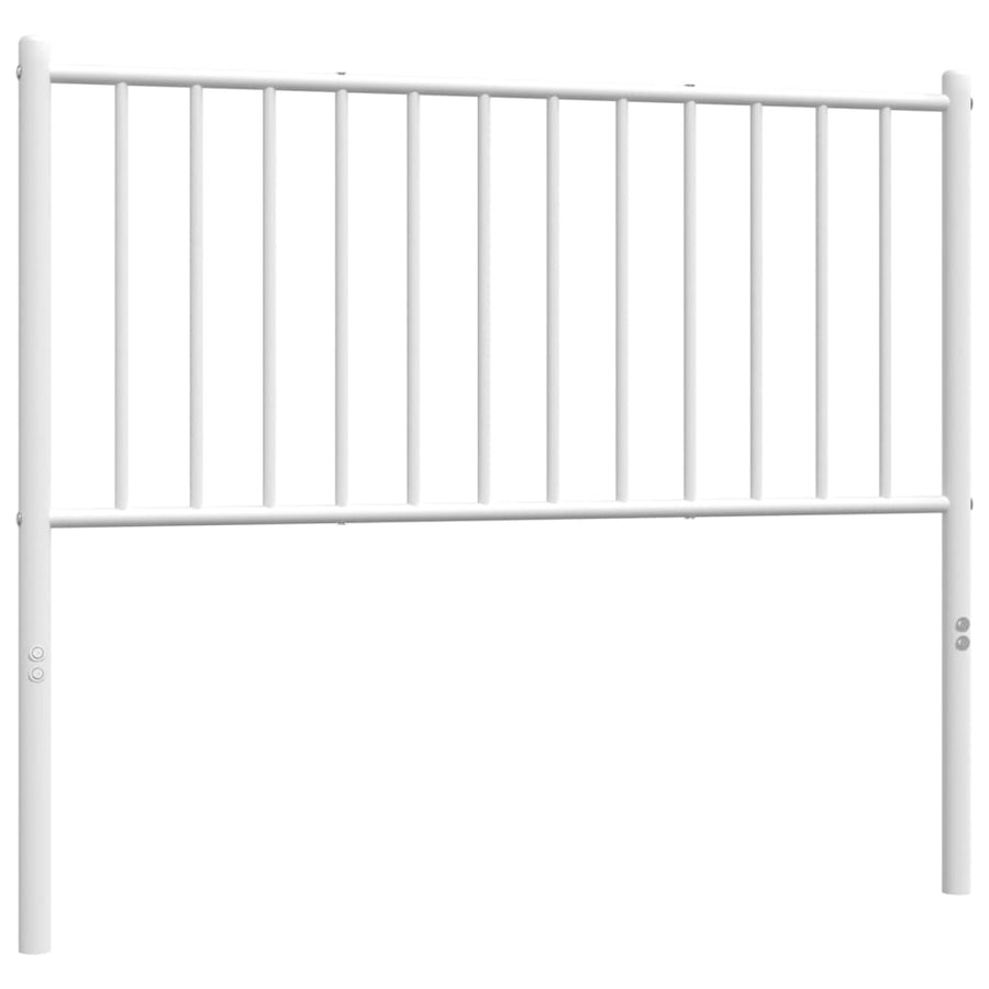 Hoofdbord Metaal Wit 100 Cm