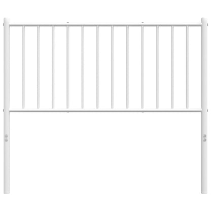 Hoofdbord Metaal Wit 100 Cm