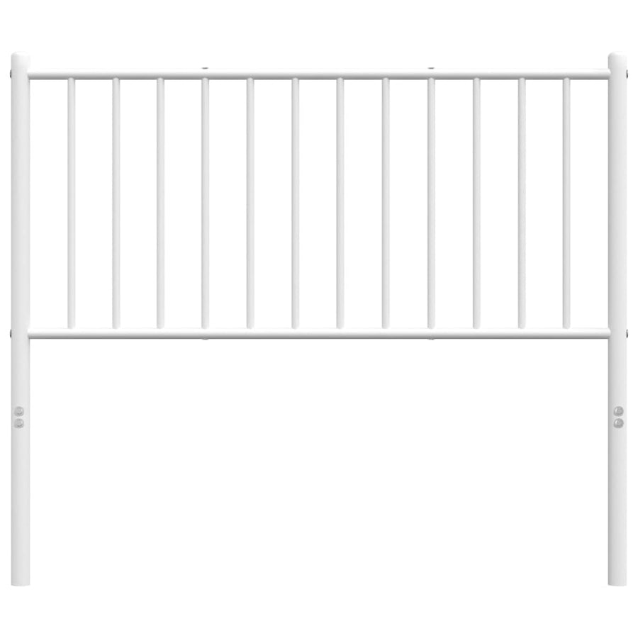 Hoofdbord Metaal Wit 100 Cm