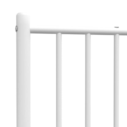 Hoofdbord Metaal Wit 100 Cm