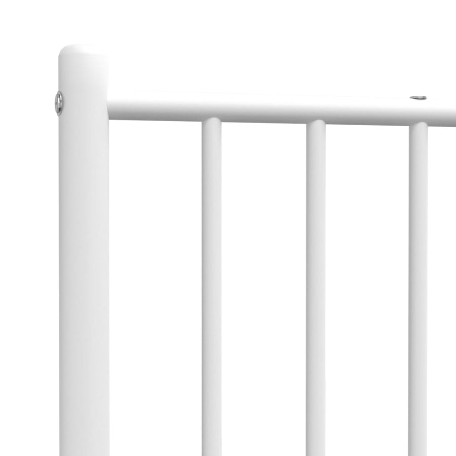 Hoofdbord Metaal Wit 100 Cm