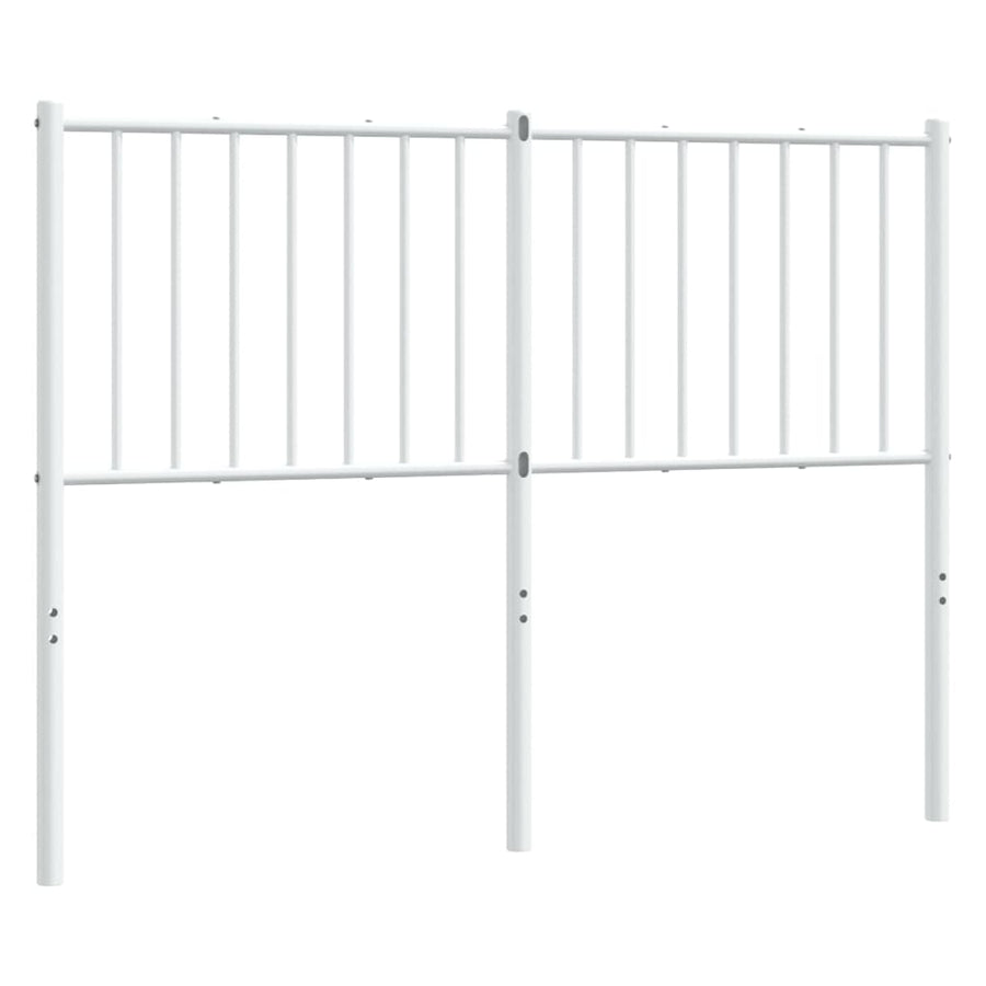 Hoofdbord Metaal Wit 120 Cm