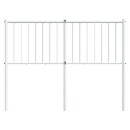 Hoofdbord Metaal Wit 120 Cm