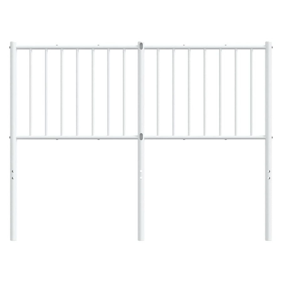 Hoofdbord Metaal Wit 120 Cm
