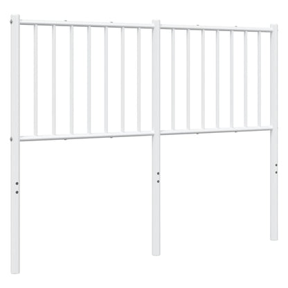 Hoofdbord Metaal Wit 120 Cm