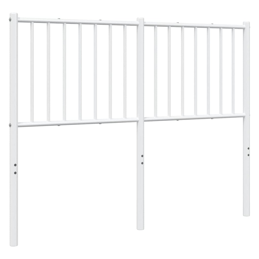 Hoofdbord Metaal Wit 120 Cm