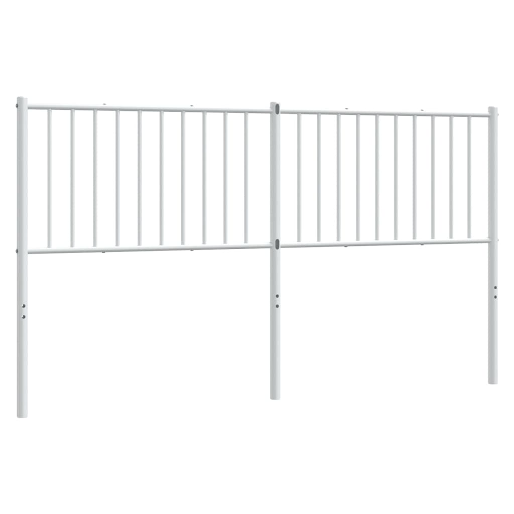 Hoofdbord Metaal Wit 160 Cm