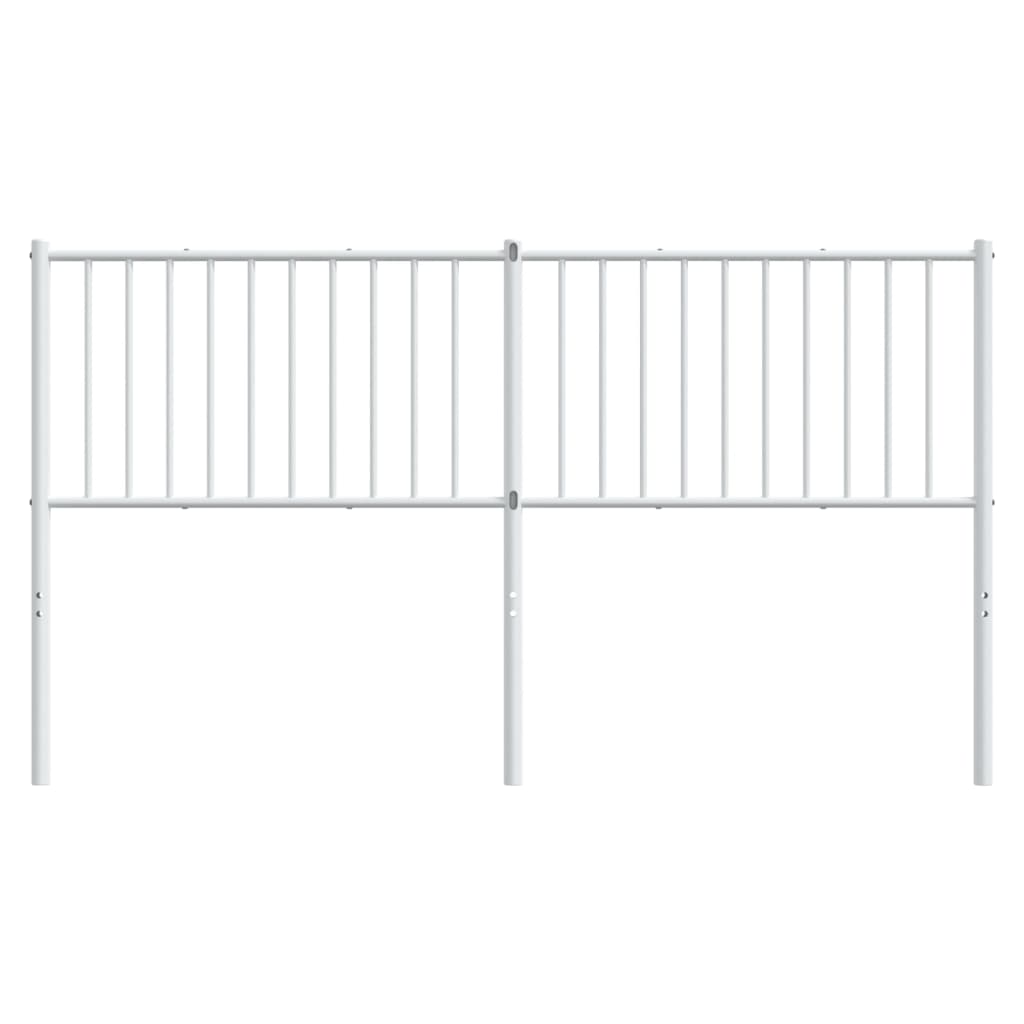 Hoofdbord Metaal Wit 160 Cm