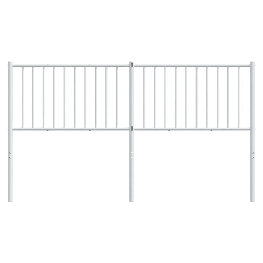 Hoofdbord Metaal Wit 160 Cm