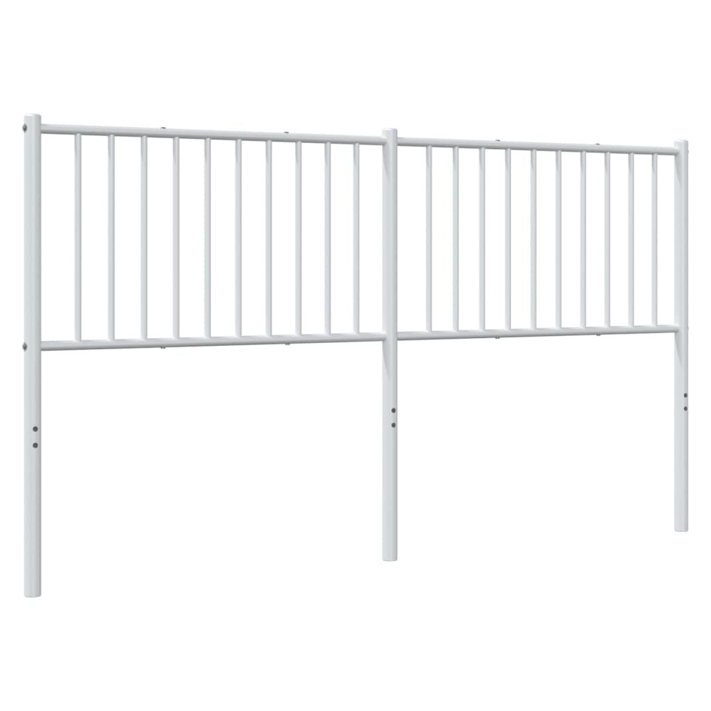 Hoofdbord Metaal Wit 160 Cm
