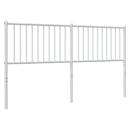 Hoofdbord Metaal Wit 160 Cm
