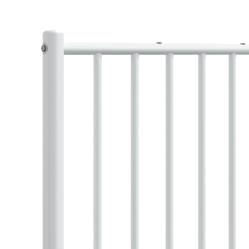 Hoofdbord Metaal Wit 160 Cm