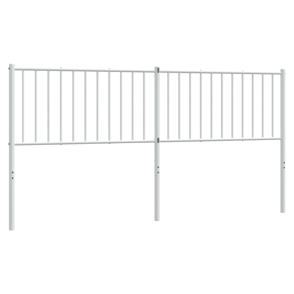 Hoofdbord 180 Cm Metaal Wit