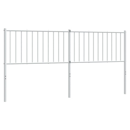 Hoofdbord 180 Cm Metaal Wit