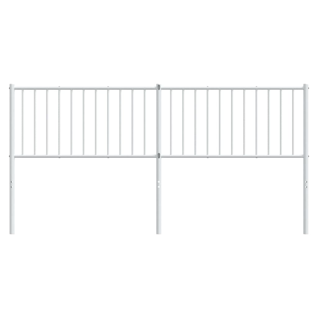 Hoofdbord 180 Cm Metaal Wit