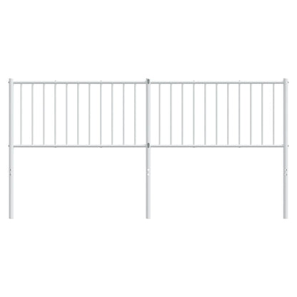 Hoofdbord 180 Cm Metaal Wit