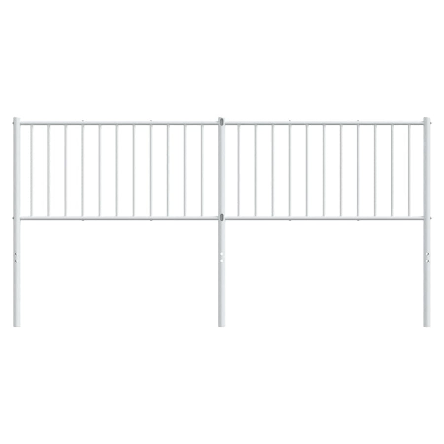 Hoofdbord 180 Cm Metaal Wit