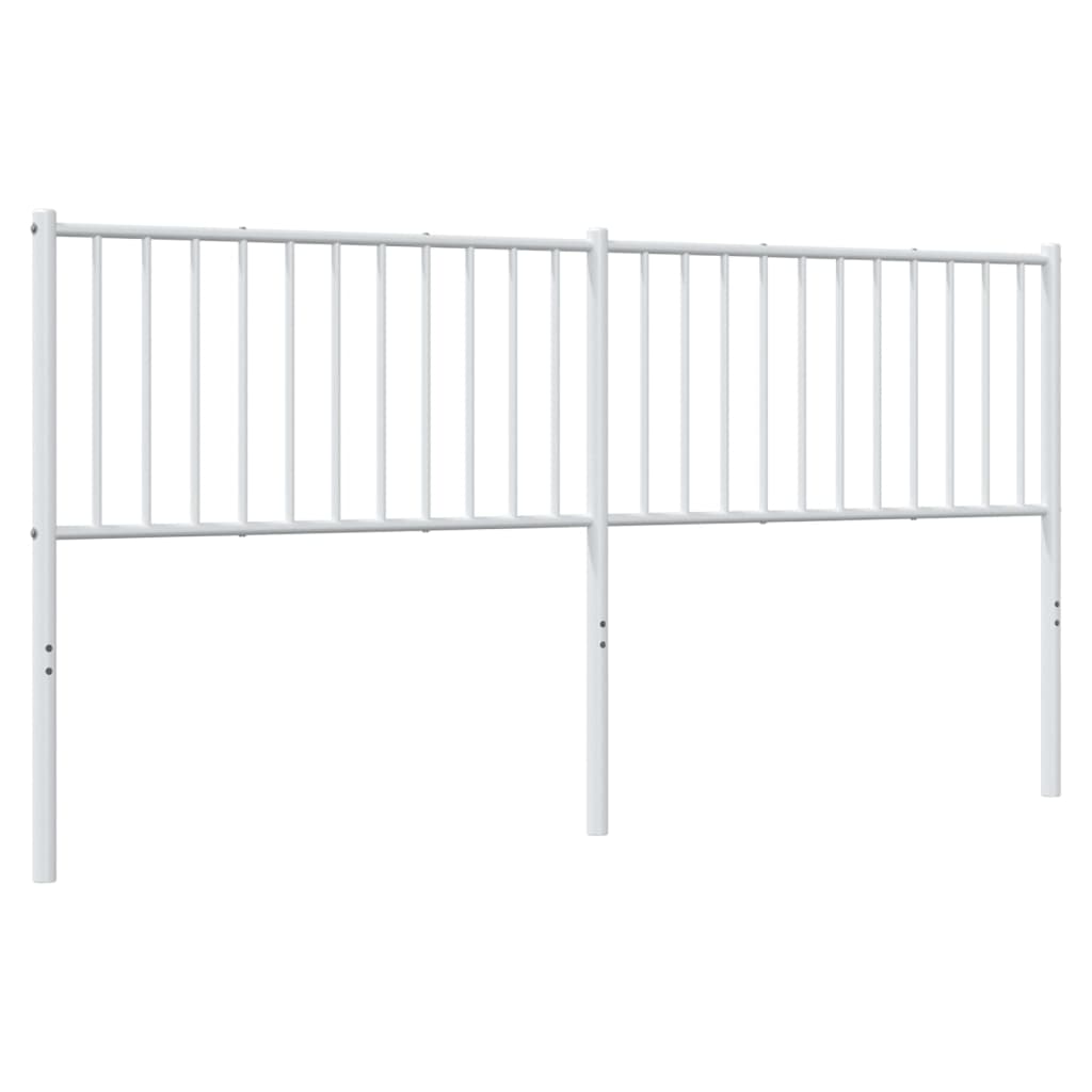 Hoofdbord 180 Cm Metaal Wit