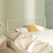 Replacement headboard 180 cm metal white