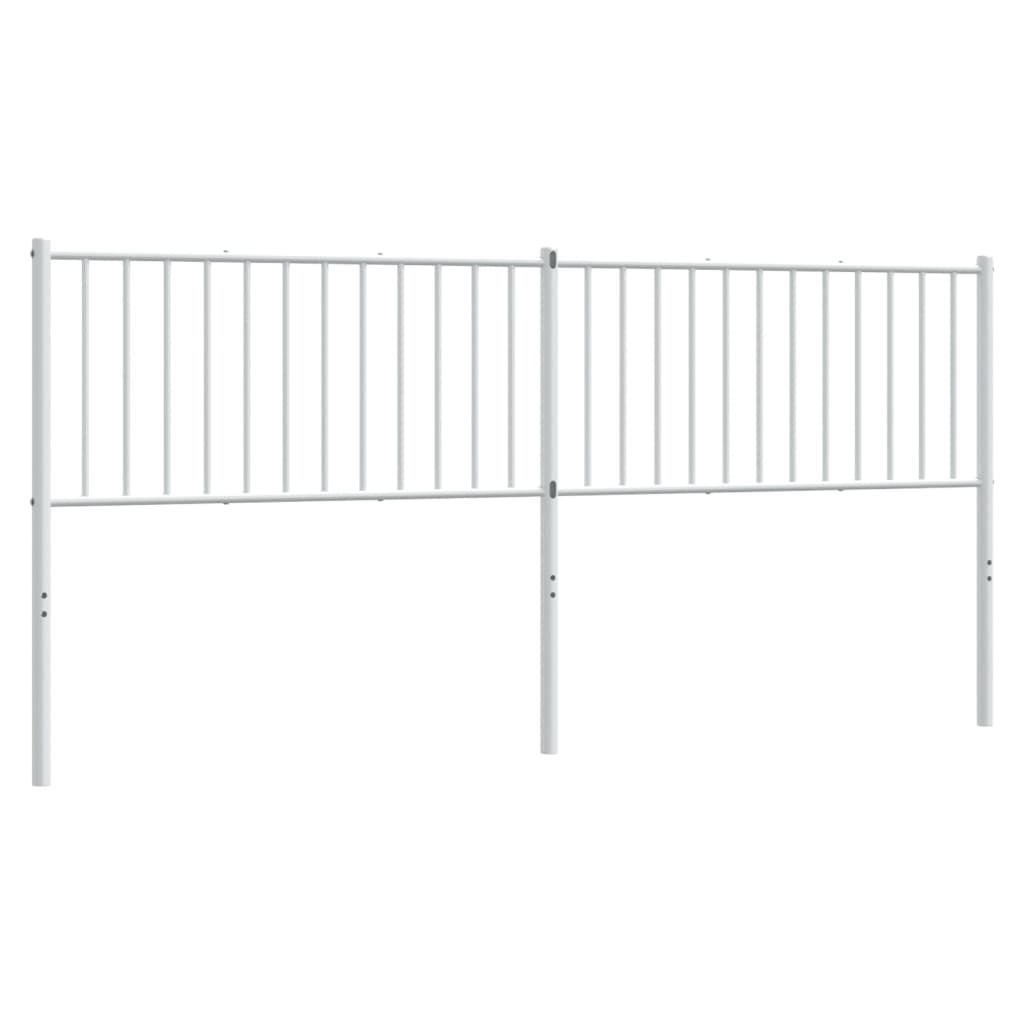 Hoofdbord Metaal Wit 193 Cm