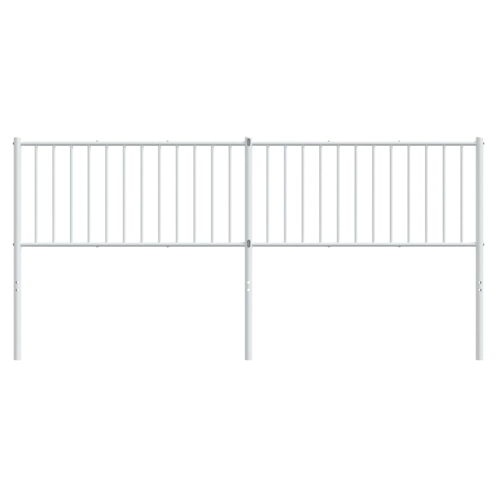 Hoofdbord Metaal Wit 193 Cm