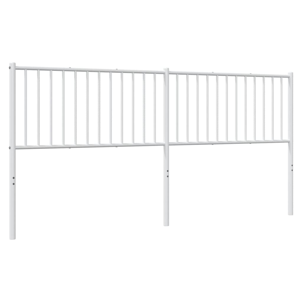 Hoofdbord Metaal Wit 193 Cm