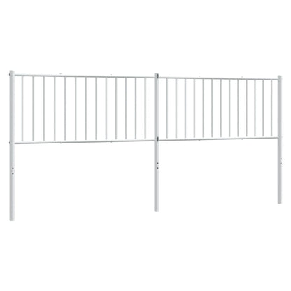 Hoofdbord Metaal Wit 200 Cm