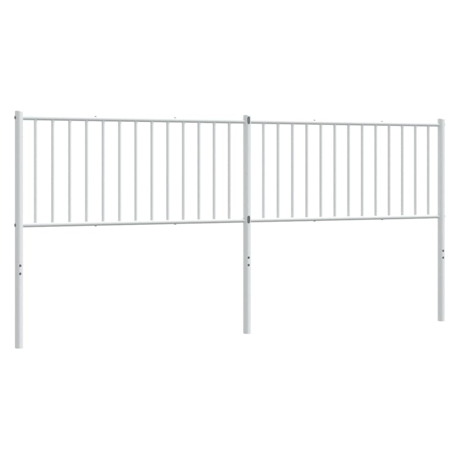 Hoofdbord Metaal Wit 200 Cm