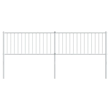 Hoofdbord Metaal Wit 200 Cm