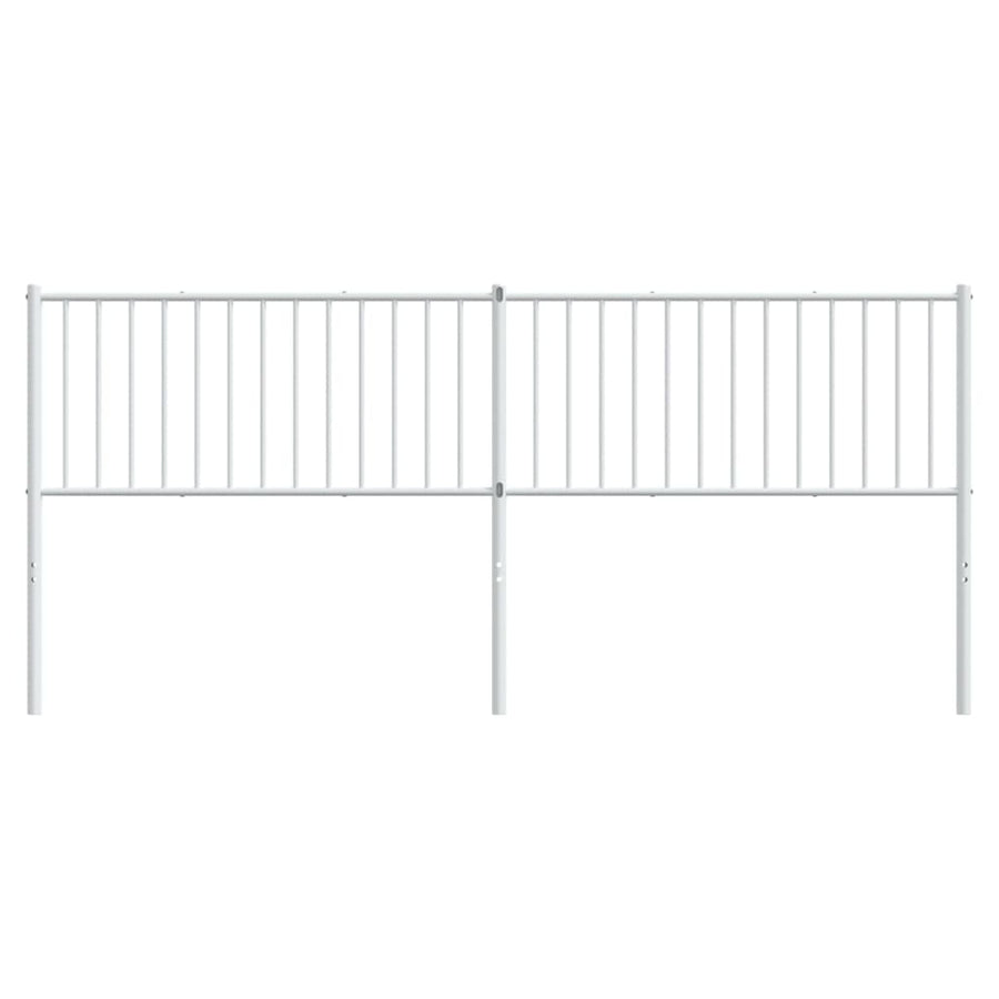 Hoofdbord Metaal Wit 200 Cm