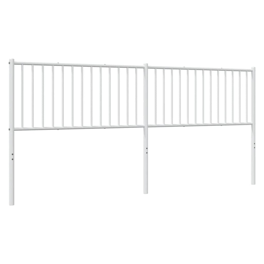 Hoofdbord Metaal Wit 200 Cm