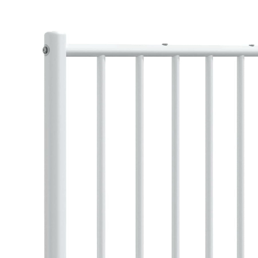 Hoofdbord Metaal Wit 200 Cm