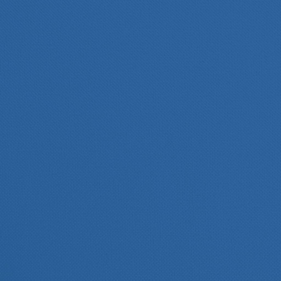 Ligbed Inklapbaar Oxford Stof En Gepoedercoat Staal Blauw