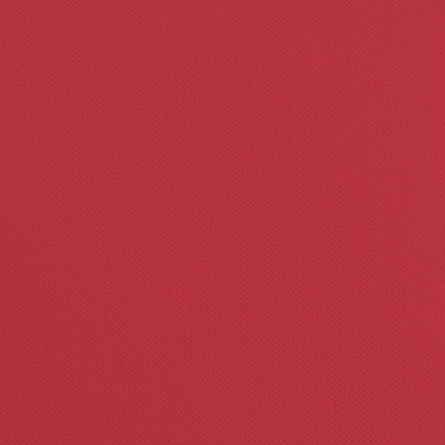 Ligbed Inklapbaar Oxford Stof En Gepoedercoat Staal Rood