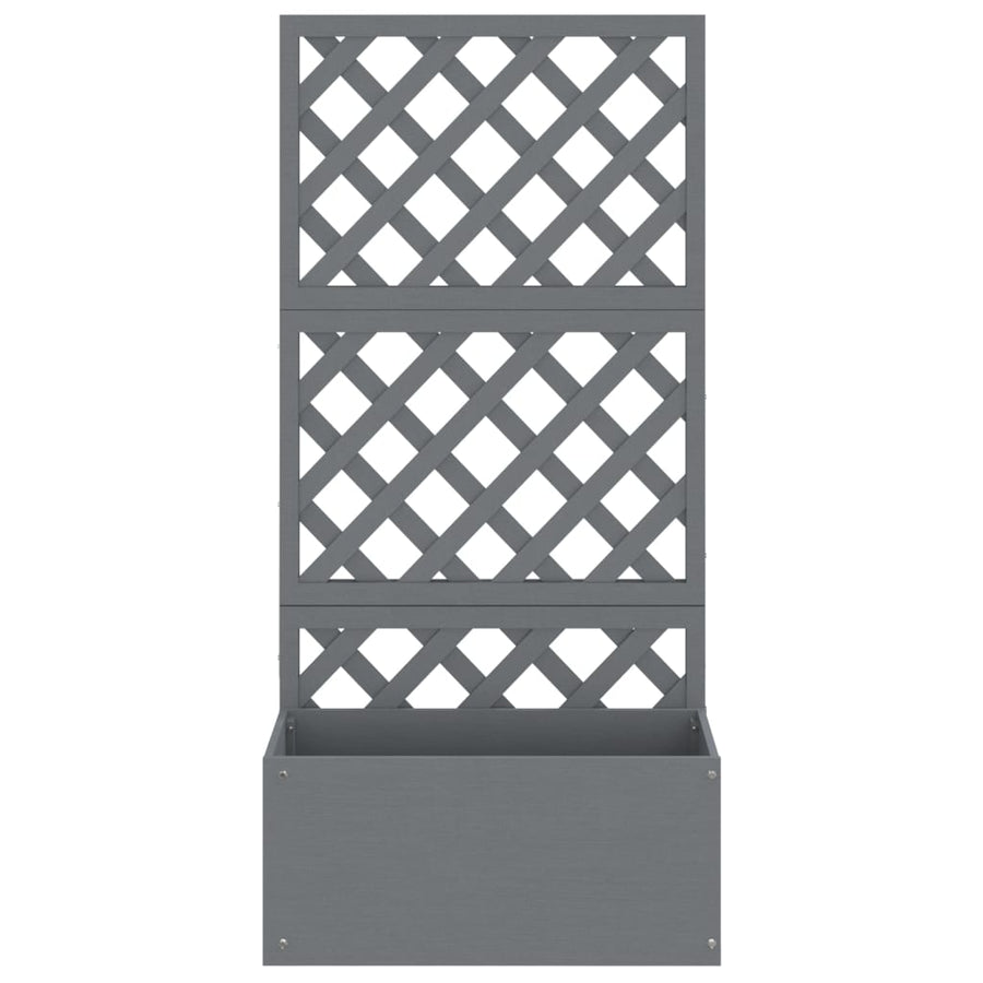 Plantenbakken Met Latwerk Hkc 2 65 x 33 x 135 cm Grijs