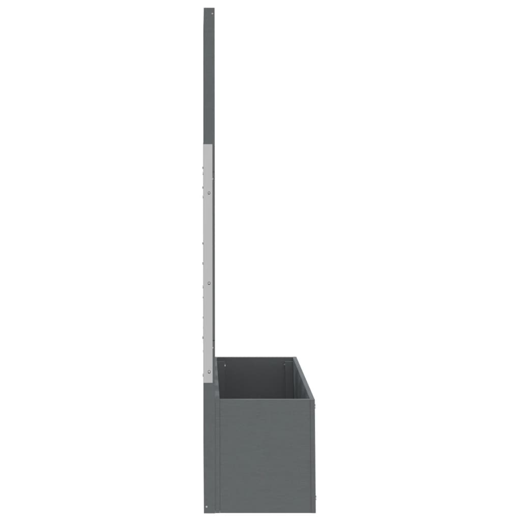 Plantenbakken Met Latwerk Hkc 2 65 x 33 x 135 cm Grijs