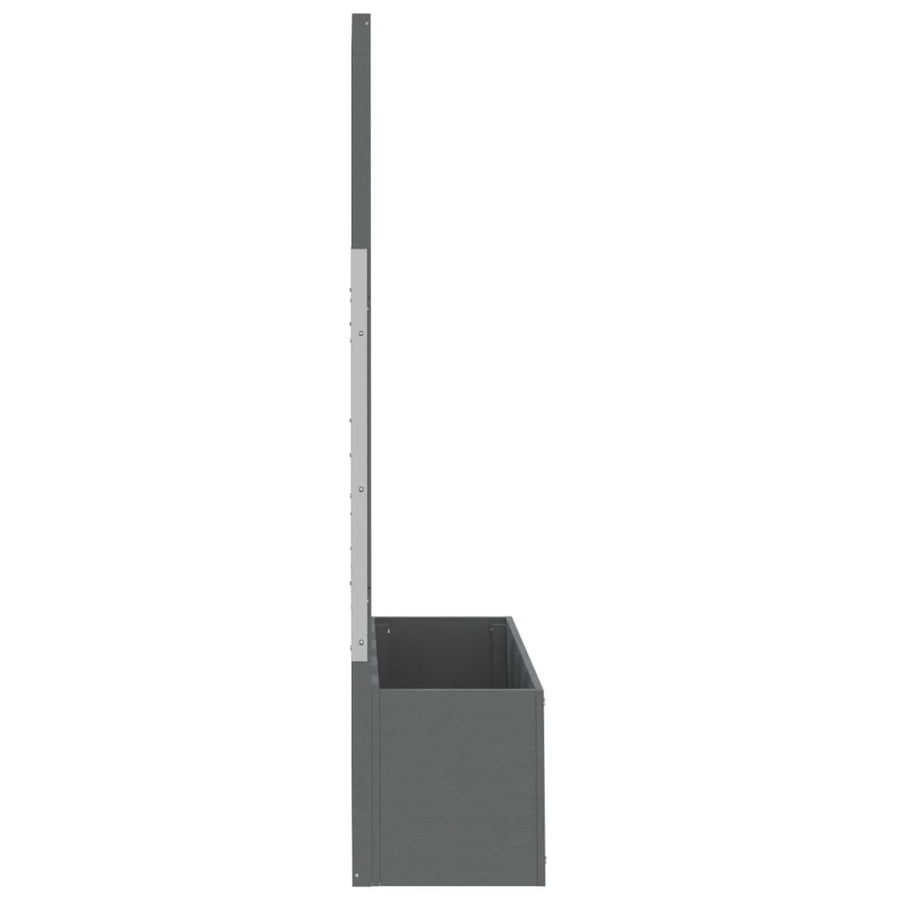 Plantenbakken Met Latwerk Hkc 2 65 x 33 x 135 cm Grijs