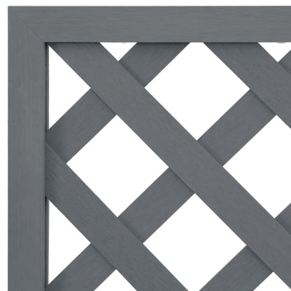 Plantenbakken Met Latwerk Hkc 2 65 x 33 x 135 cm Grijs