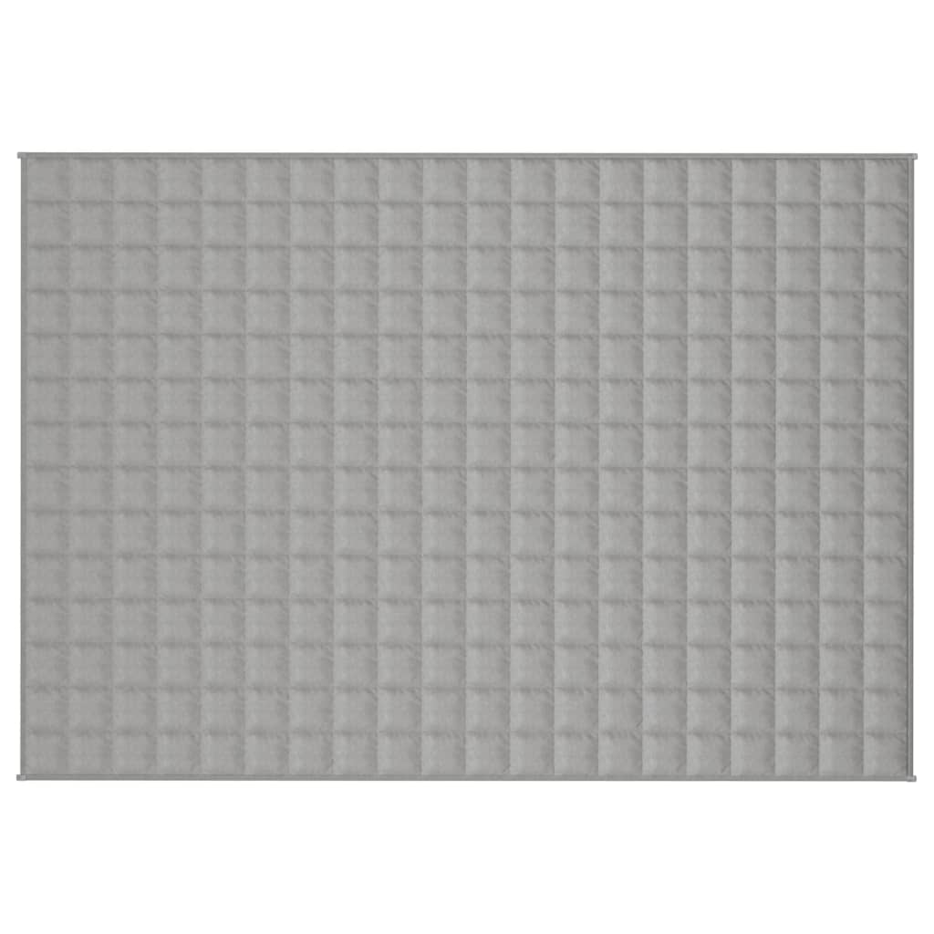 Verzwaringsdeken 135x200 cm 6 kg stof grijs 6 kg 135 x 200 cm