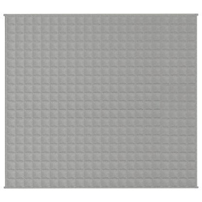 Verzwaringsdeken 200x220 cm 9 kg stof grijs 9 kg 200 x 220 cm