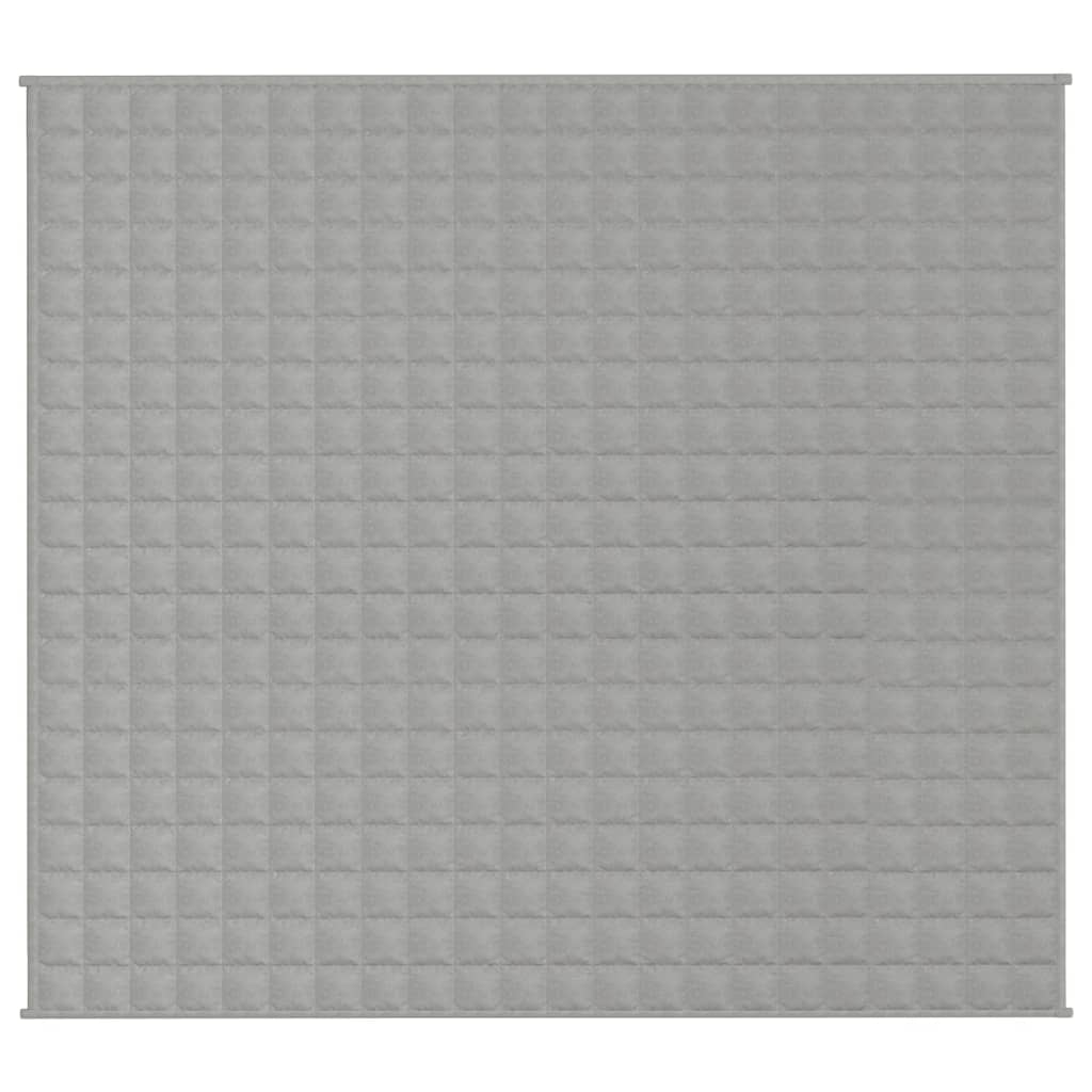 Verzwaringsdeken 200x230 cm 9 kg stof grijs 9 kg 200 x 230 cm