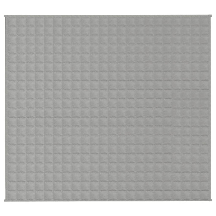 Verzwaringsdeken 200x230 cm 9 kg stof grijs 9 kg 200 x 230 cm