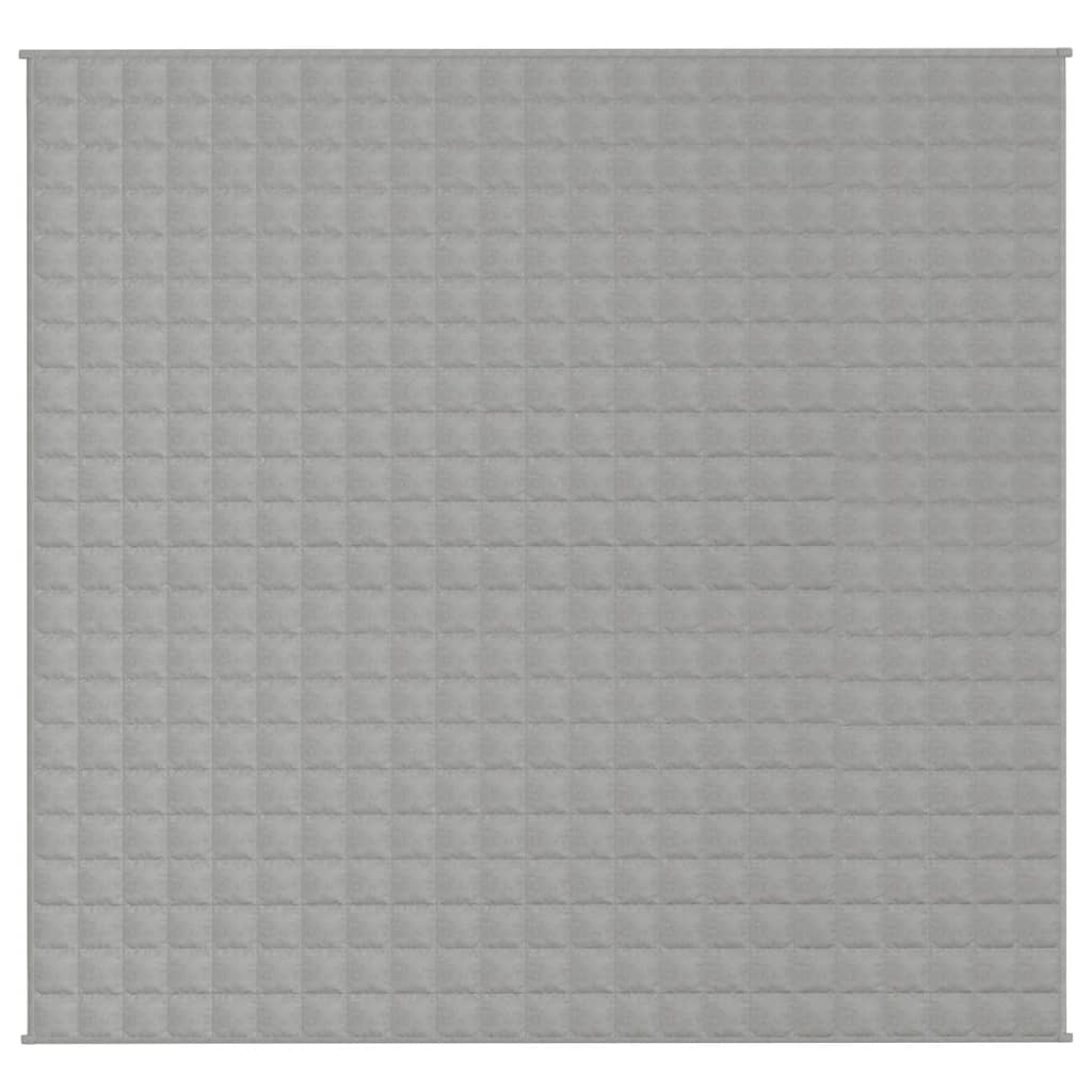 Verzwaringsdeken 220x240 cm 15 kg stof grijs 15 kg 220 x 240 cm