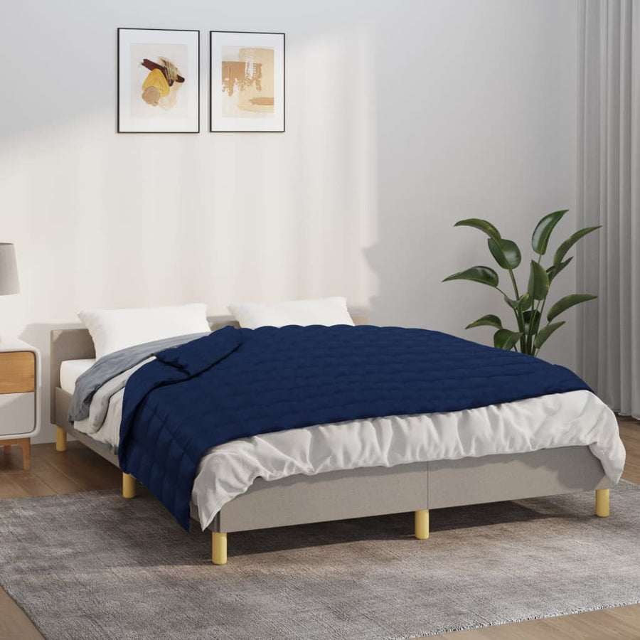 Verzwaringsdeken Stof Blauw 6 kg 135 x 200 cm