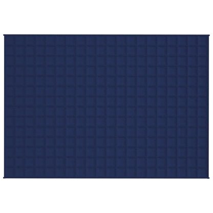 Verzwaringsdeken 137x200 cm 10 kg stof blauw 10 kg 137 x 200 cm