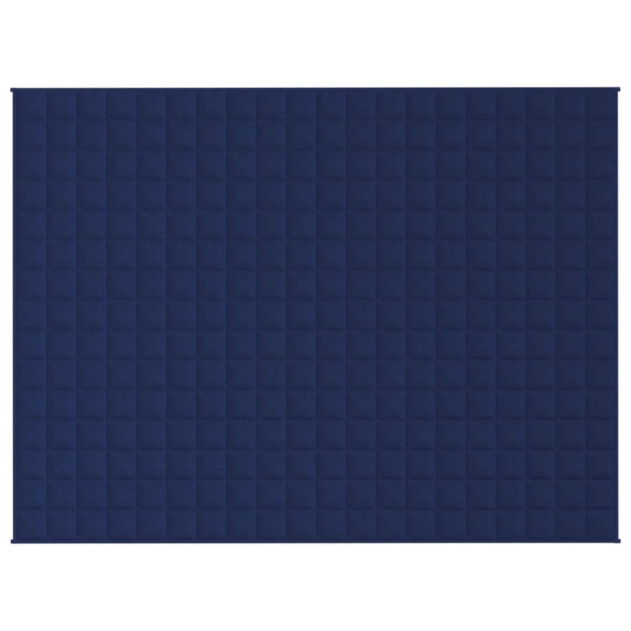 Verzwaringsdeken Stof Blauw 7 kg 152 x 203 cm