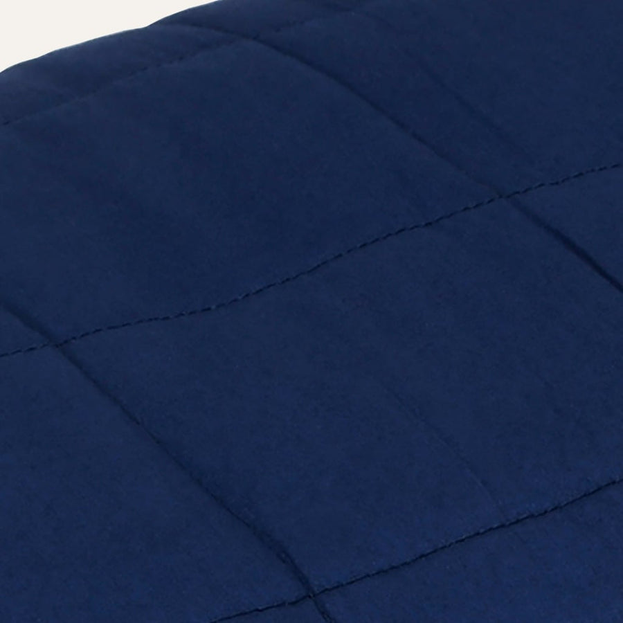 Verzwaringsdeken Stof Blauw 7 kg 152 x 203 cm